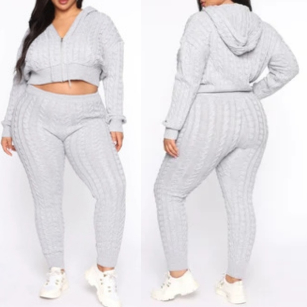 Fashion Nova Knit My Problem Sweater Set